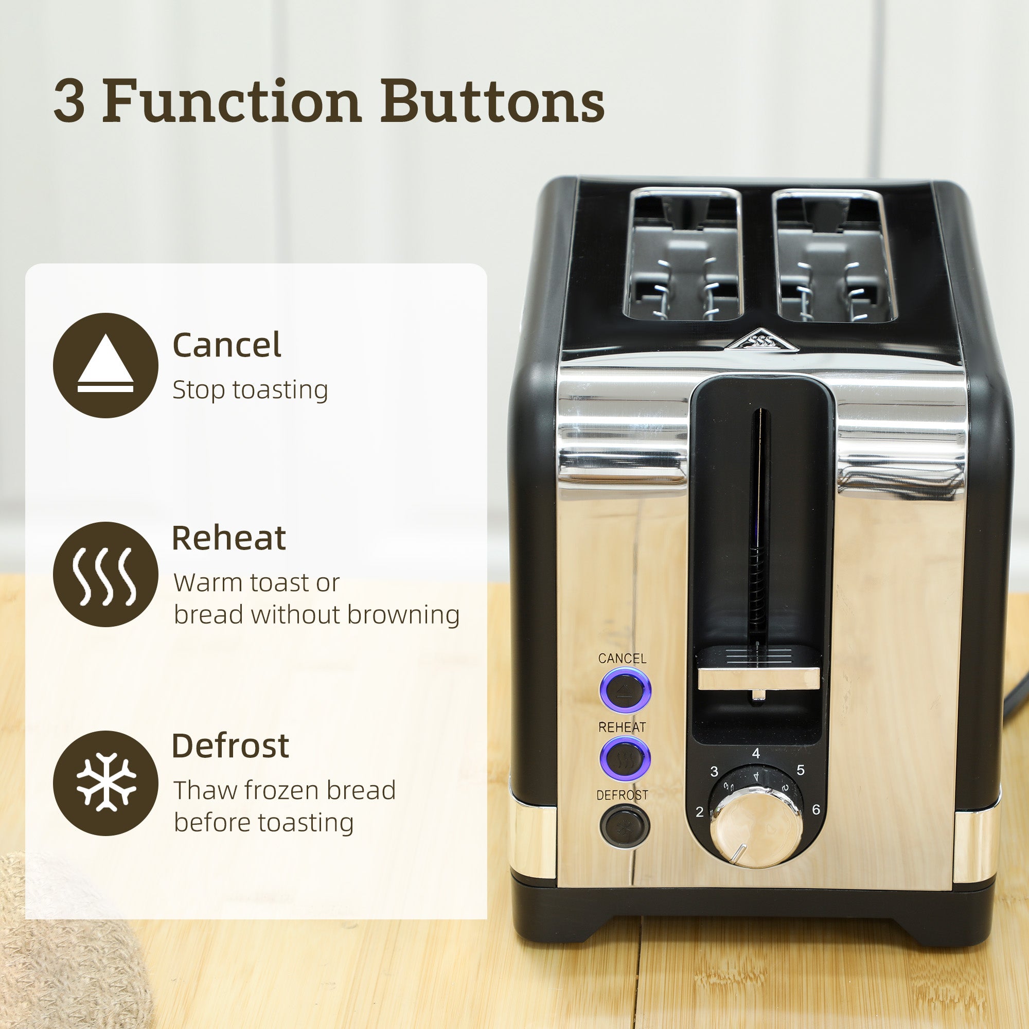 Sleek Textured Kettle and Toaster Set - Black
