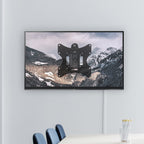ProperAV TV Wall Bracket (23" - 43" / 30kg Capacity / VESA Max. 200x200) - Black