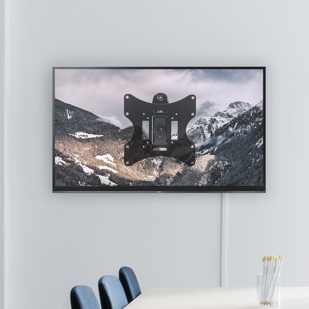 ProperAV TV Wall Bracket (23" - 43" / 30kg Capacity / VESA Max. 200x200) - Black