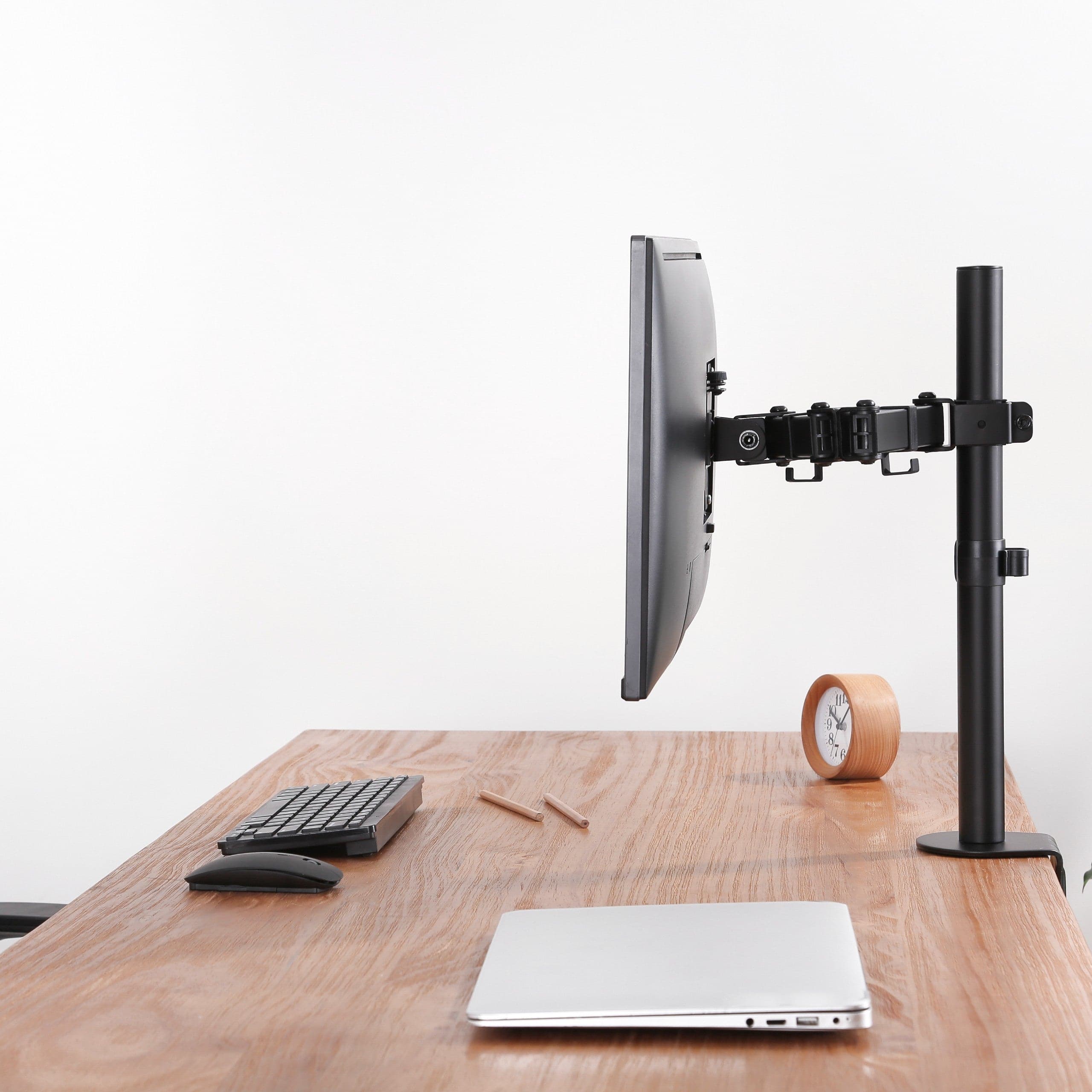 ProperAV Desk Monitor Mount 17" - 34" Swing Arm VESA Max 100x100