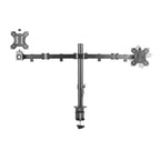 ProperAV Desk Monitor Mount 17" - 32" Dual Swing Arm VESA Max 100x100
