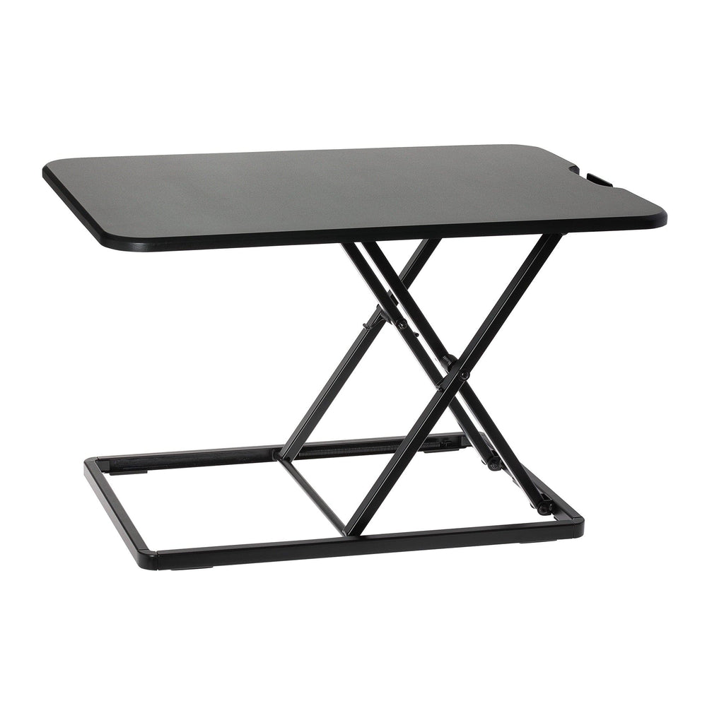 ProperAV LITE Stand Up Desk Converter with Variable Height Settings - Black