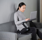 ProperAV Laptop Stand for Bed / Sofa / Desk with Adjustable Legs & Mouse Pad - Black