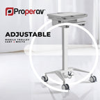 ProperAV Mobile Medical Trolley Cart