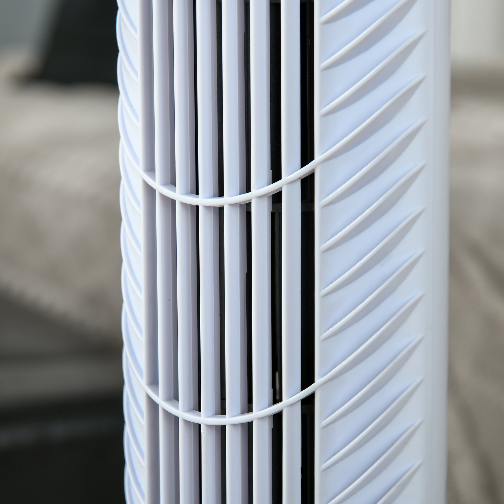 36" Freestanding Tower Fan, Pedestal Fan with 3 Speed 3 Mode, 7.5h Timer, 70 Degree Oscillation, LCD Panel, 5M Remote Controller, White