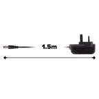 Maplin UK Switching Power Supply 12V DC 1 Amp 12W 2.1 x 5.5 x 12mm Plug - 1.5m Cable