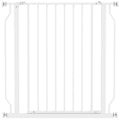 PawHut Extra Wide Dog Gate, with Door Pressure, for Doorways, Hallways, Staircases - White