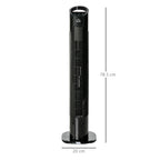 31" Freestanding Tower Fan, 3 Speed 3 Mode, 7.5H Timer, Oscillating, LED Panel, Remote Control, 31 Inch Standing Fan, Black