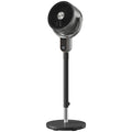 20 dB Silent Standing Fan for Bedroom, 42" Pedestal Fan with Remote, 90° Oscillating, 8 Speeds, Remote Control, Grey