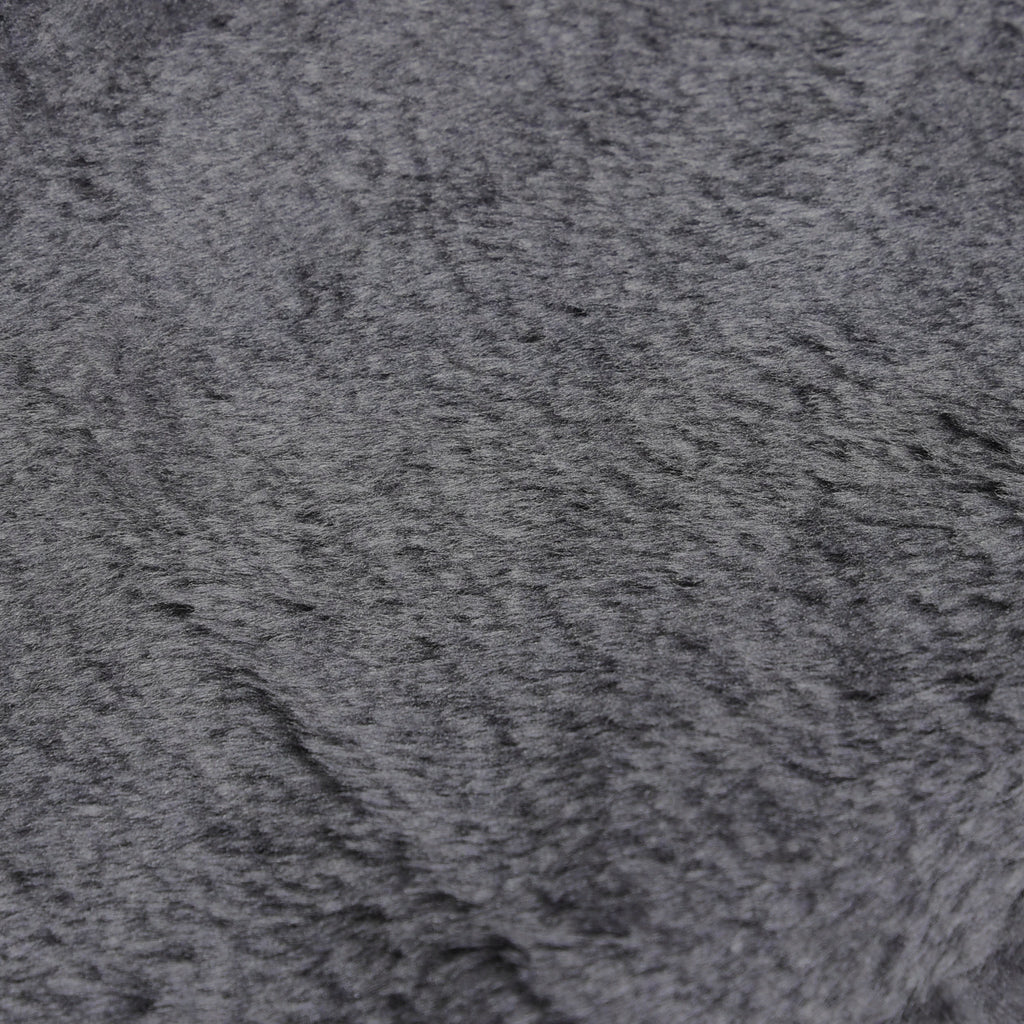 PawHut Four-Step Dog Stairs, with Washable Plush Cover, for High Bed Sofa, Dog Stairs for Small Dog and Cat - Dark Grey
