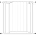 PawHut Baby Gate, Pet Safety Gate Pressure Fit, 76-81cm Wide with Two-Way Open, One-Hand Opening