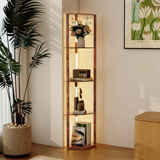 Three-Tier Corner Floor Lamp