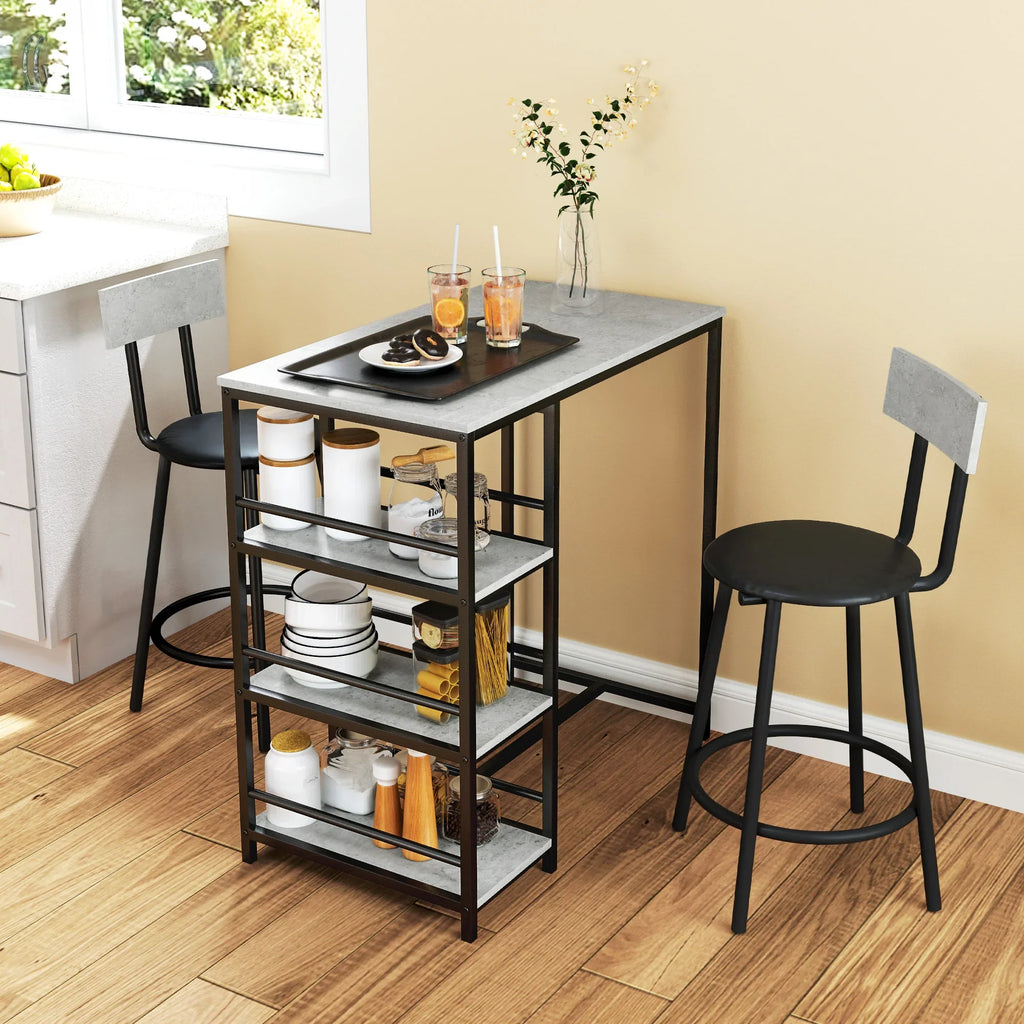 HomCom 3 Piece Breakfast Table