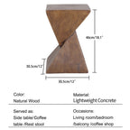 Lightweight Concrete Accent Table