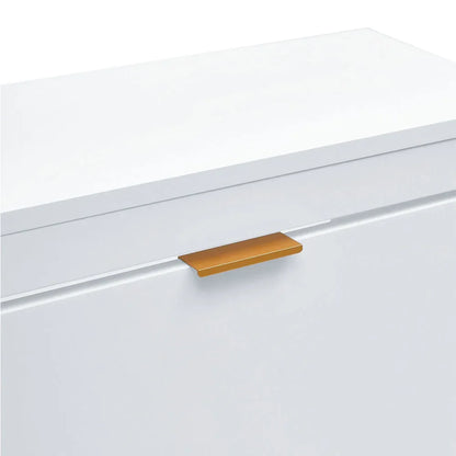 Flip Down Wooden Shoe Cabinet 4 Shelf
