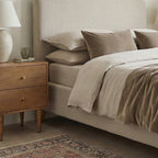 Scandinavian Light Walnut Oslo Bedside Table