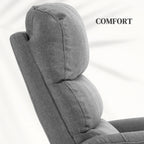 HOMCOM Electric Riser Recline Armchair, with Footrest - Grey