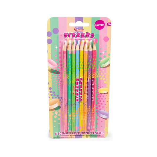 Swizzels Fizzers Scented Colouring Pencils 8 Pack