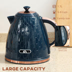 3000W Rapid Boil Honeycomb Kettle - Dark Blue
