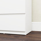 HOMCOM Chest of Drawers, 5-Drawer Storage Cabinets, Modern Dresser, Storage Drawer Unit for Bedroom