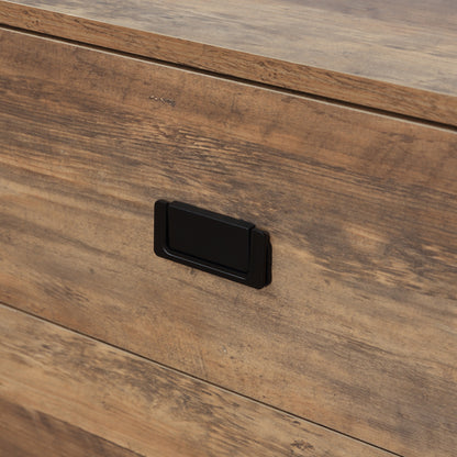 Modern Mango Wood-Effect Sideboard