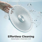 20 dB Silent Standing Fan for Bedroom, 42" Pedestal Fan with Remote, 90° Oscillating, 8 Speeds, Remote Control, White