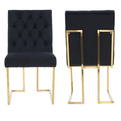 Siena Tufted Velvet Dining Chair