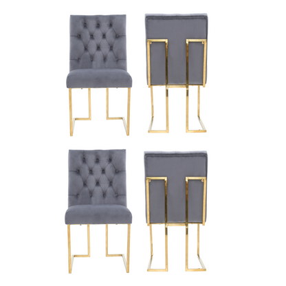 Siena Tufted Velvet Dining Chair