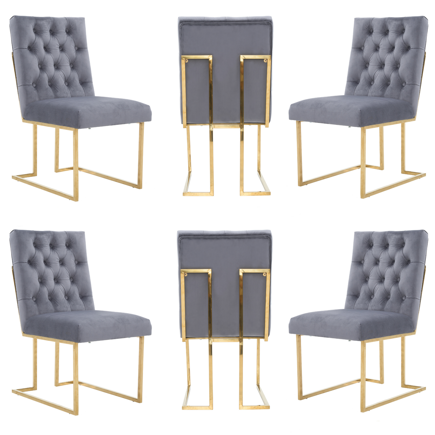 Siena Tufted Velvet Dining Chair