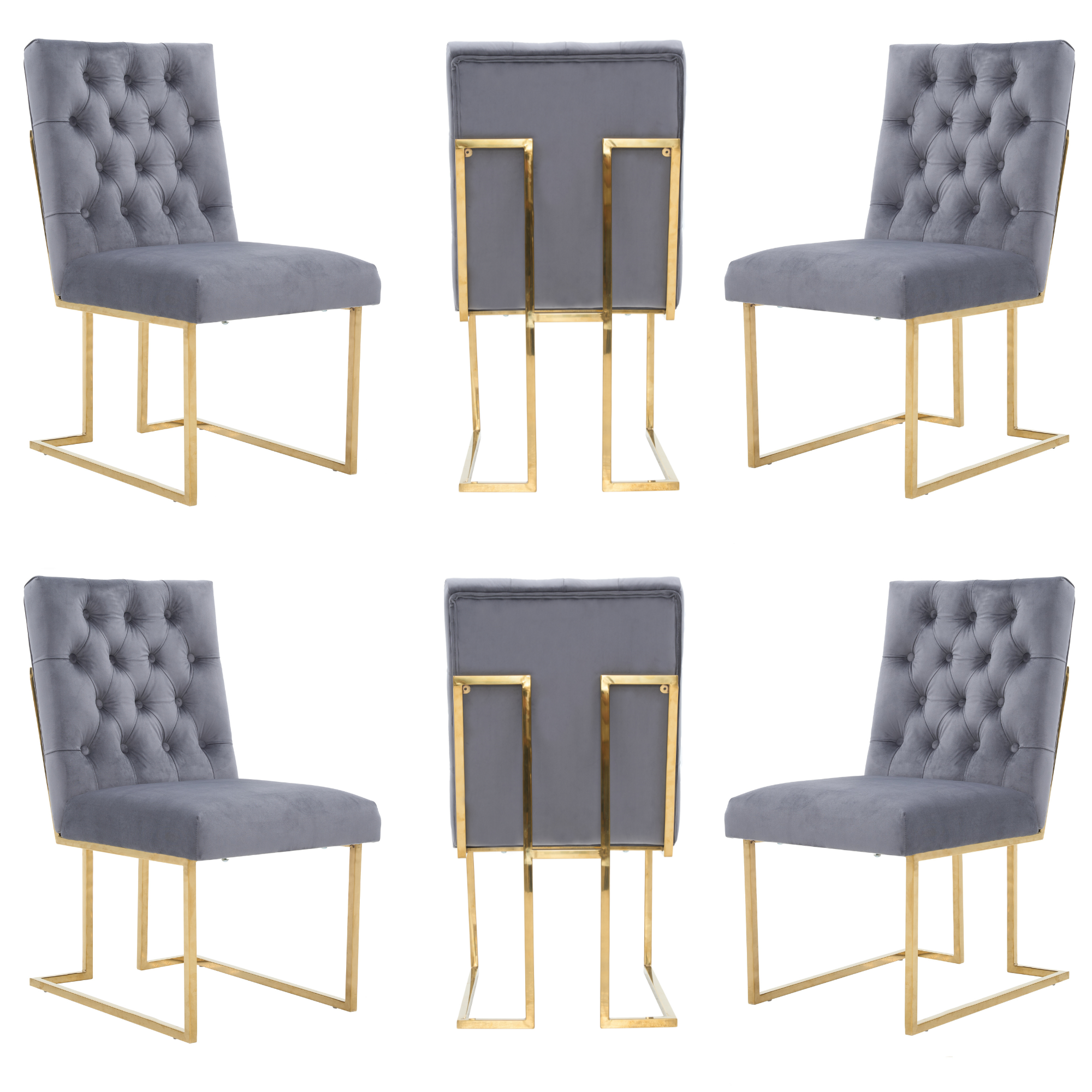 Siena Tufted Velvet Dining Chair