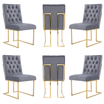 Siena Tufted Velvet Dining Chair