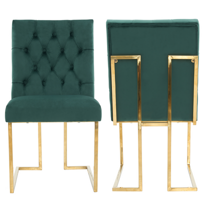 Siena Tufted Velvet Dining Chair