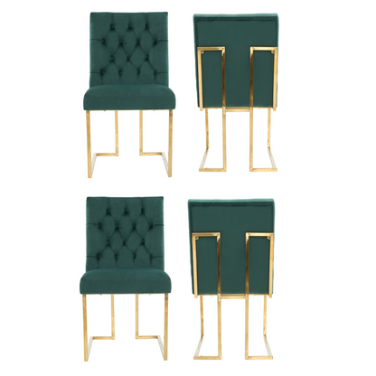Siena Tufted Velvet Dining Chair