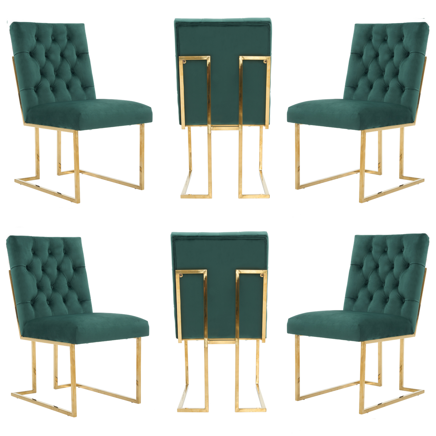 Siena Tufted Velvet Dining Chair