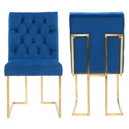 Siena Tufted Velvet Dining Chair