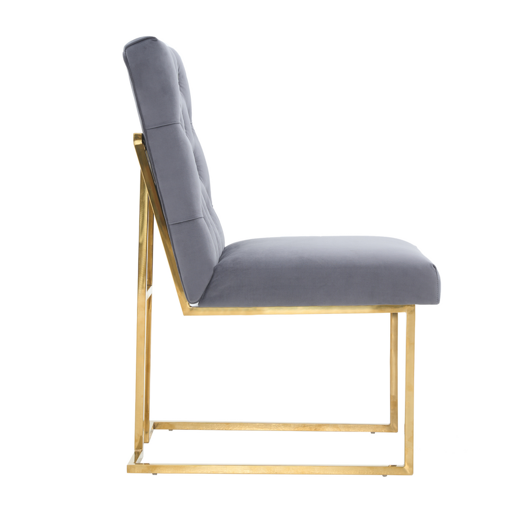 Siena Tufted Velvet Dining Chair