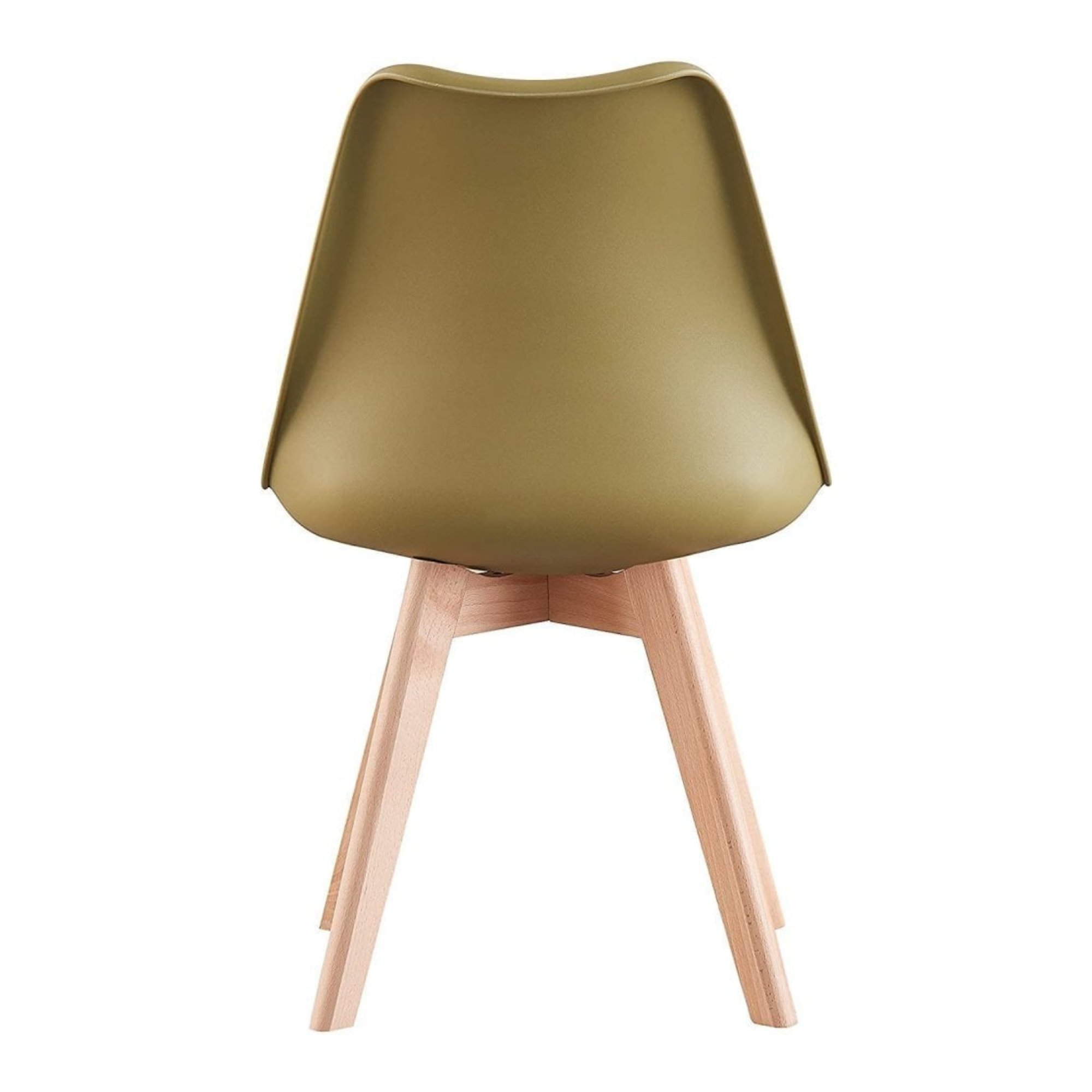 5PCs Dining Set - White Halo Dining Table & Set of 4 Lorenzo Tulip Dining Chairs