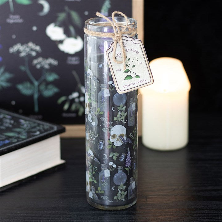 Poisonous Plants Deadly Nightshade Tube Candle