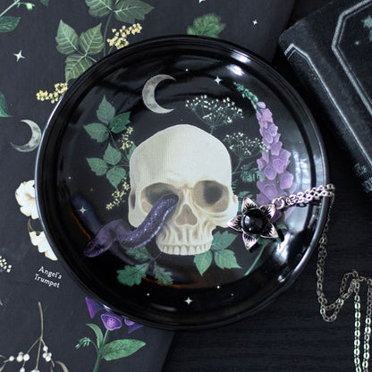 Venom & Vines Skull Trinket Dish