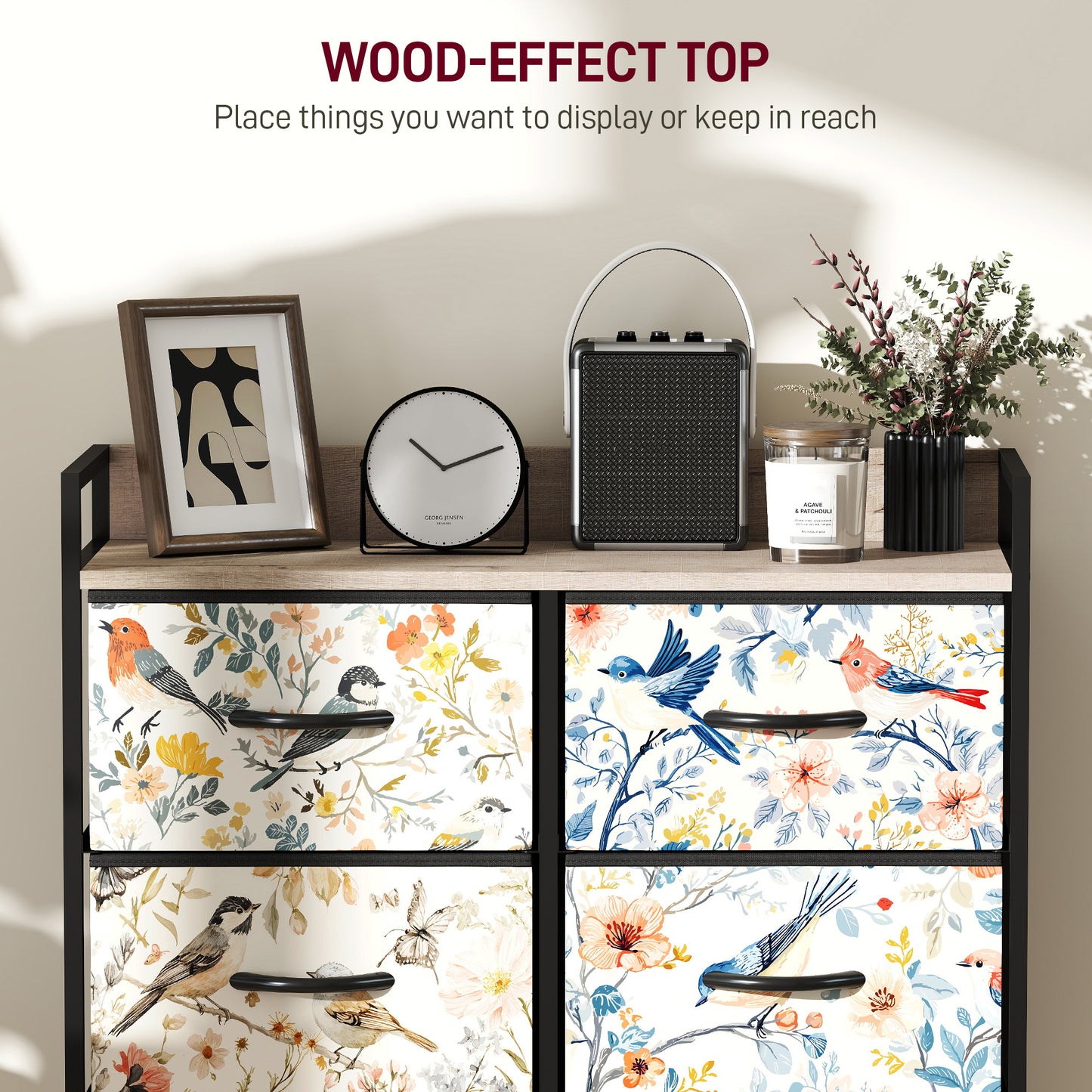 6-Drawer Chest of Drawers - White