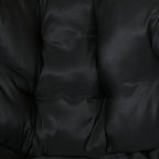 Outsunny String Rattan Egg Chair, with Padded Seat Cushion - Sand/Black