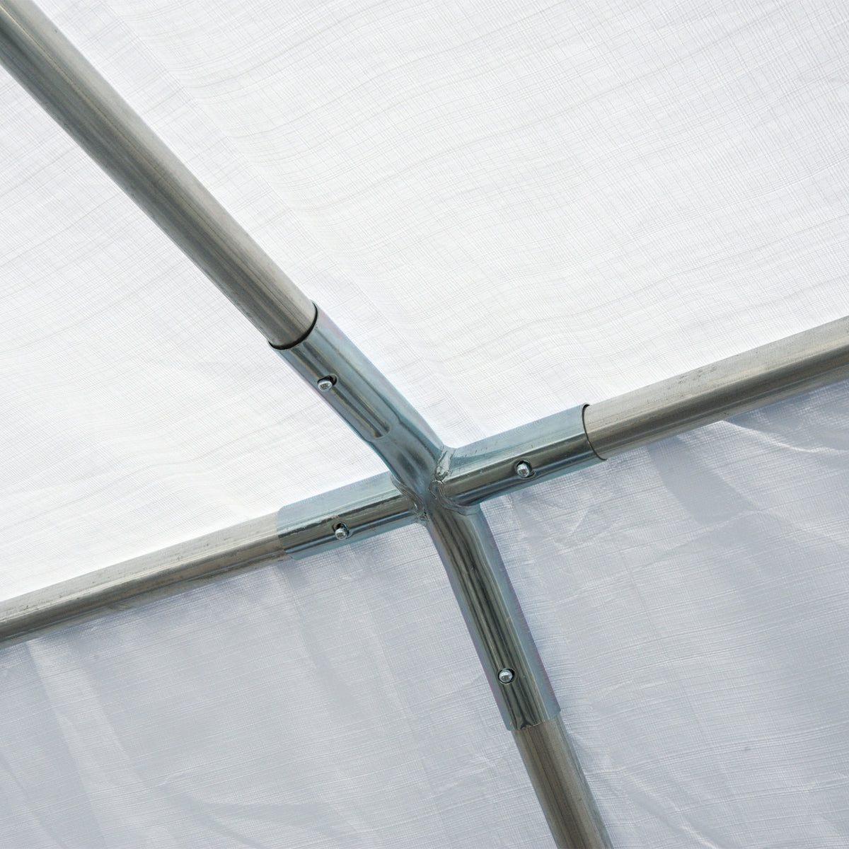 Outsunny 8m x 4m Garden Gazebo Marquee Wedding Shelter Level 4 Wind Protection, White