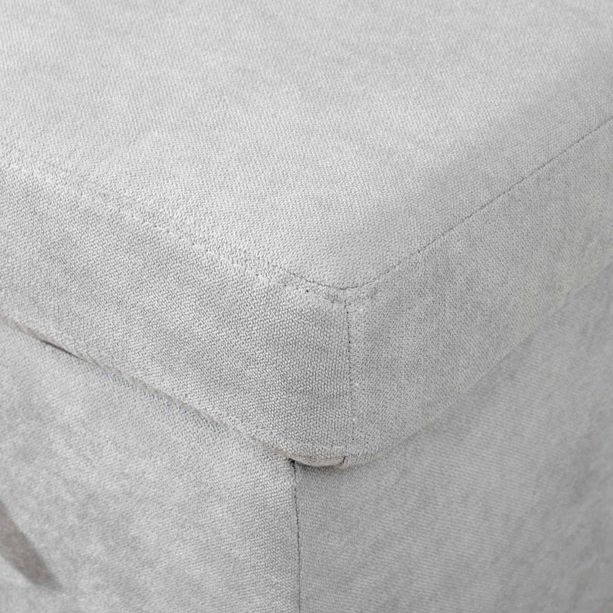Pull Out Sofa Bed with Storage - Light Grey