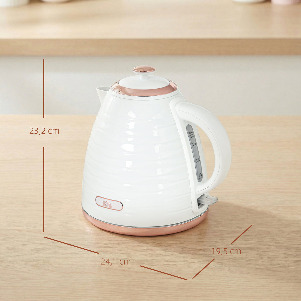 3kW Rapid Boil Honeycomb Kettle - Cream