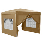 Outsunny 3 x 3(m) Pop Up Gazebo - Khaki