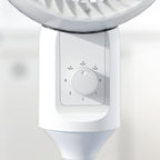 32" Pedestal Fan, 70° Oscillating 90° Vertical Tilt Air Circulator with 3 Speeds, Standing Fan for Home Office, Bedroom, White