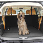 PawHut Heavy Duty Pet Dog Car Barrier Black