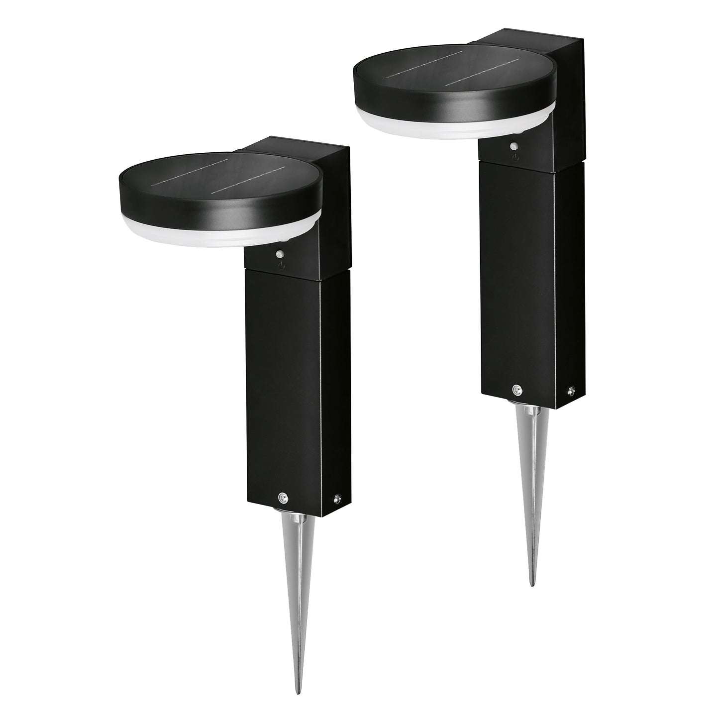 4lite Antheia Solar IP54 Die-Cast Aluminium LED Outdoor Step Light with Built in PIR Motion Sensor