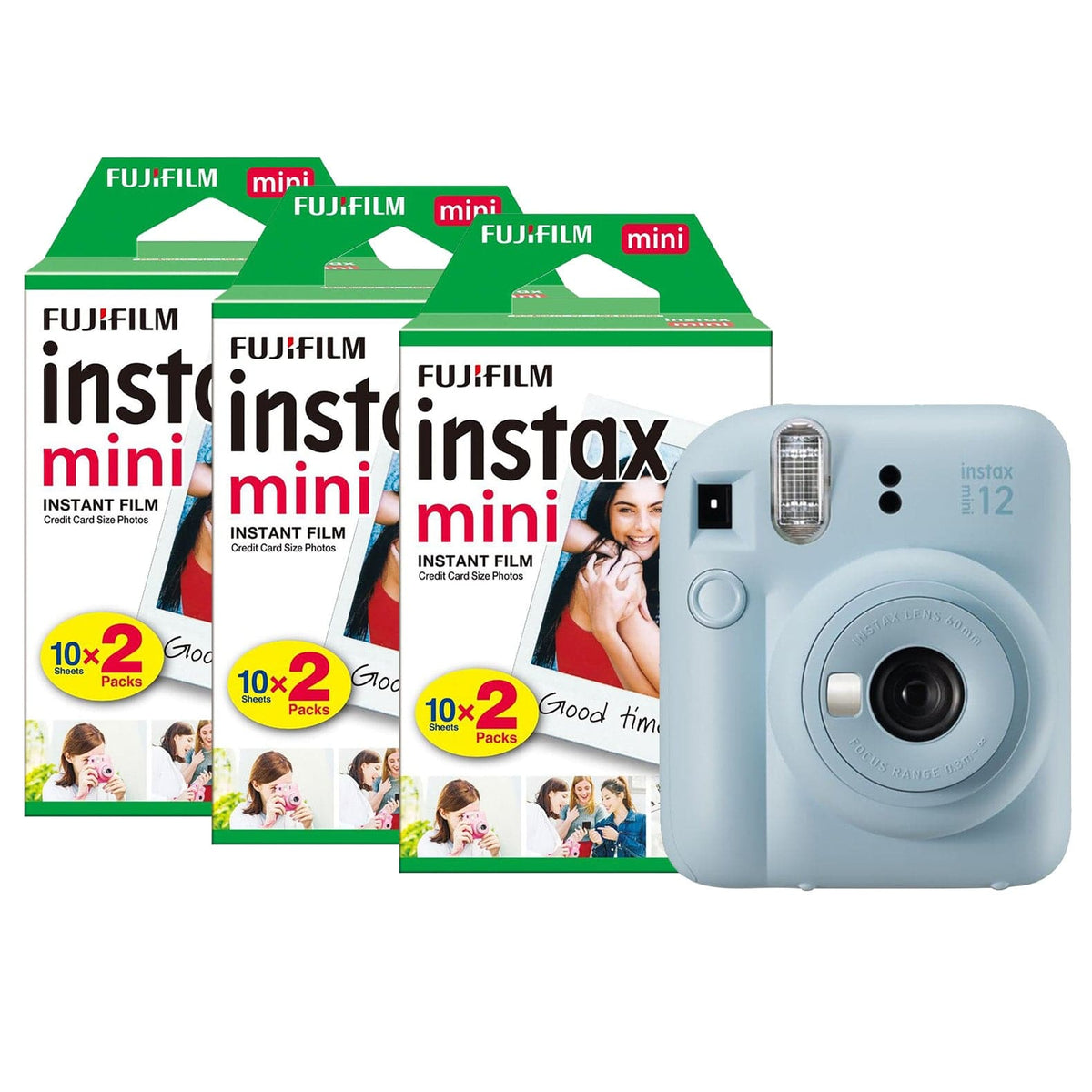 Fujifilm Instax Mini 12 Instant Camera - Pastel Blue