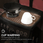 15 Bar Coffee Machine with Adjustable Grind, Steamer and Accessories, Good Housekeeping Institute Approved, Black